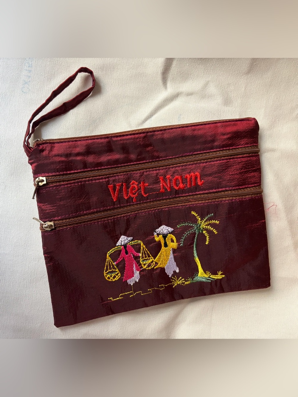 Vietnamese Travel Zip Pouch